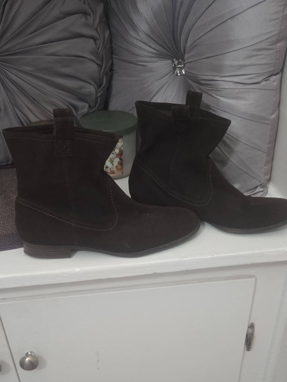 Dockers Dark Brown Suede Ankle Boots